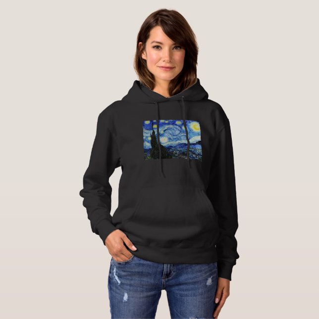 Vincent Van Gogh, Stjärnnatt-målningen T Shirt (Hel framsida)