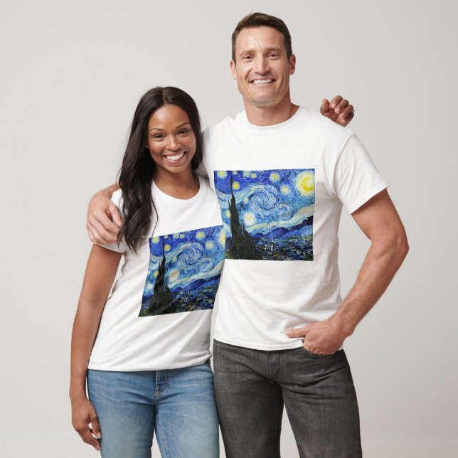 Vincent Van Gogh, Stjärnnatt-målningen T Shirt (Unisex)