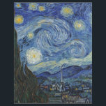 Vincent van Gogh | Stjärnnatten, juni 1889<br><div class="desc">VAN GOGH->Post-Impressionist, stjärnor, stjärna, nokturne, liggande, kyrkspire, måne, månljus, träd, himlar, kosmisk, St, Remy, Provence, Fransk, Saint-Remy, Post-Impressionism, iconic\\Starry Night,  June 1889 (oil on canvas),  Gogh,  Vincent van (1853-90) / Modern Art-museet,  New York,  USA / Bridgeman Art Bibliotek | Bilduppsamlingsnummer: XOS702746</div>