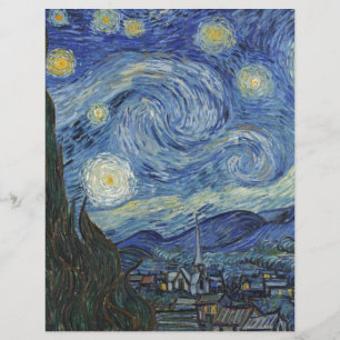 Vincent van Gogh Stjärnnatten, juni 1889