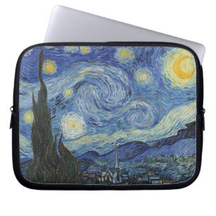Vincent van Gogh Stjärnnatten, juni 1889 Laptop Sleeve