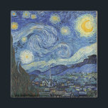 Vincent van Gogh | Stjärnnatten, juni 1889 Magnet<br><div class="desc">The Starry Night,  June 1889 (oil on canvas),  Gogh,  Vincent van (1853-90) / Museum of Modern Art,  New York,  USA / The Bridgeman Art Bibliotek | Bilduppsamlingsnummer: XOS702746</div>
