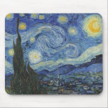 Vincent van Gogh | Stjärnnatten, juni 1889 Musmatta<br><div class="desc">The Starry Night,  June 1889 (oil on canvas),  Gogh,  Vincent van (1853-90) / Museum of Modern Art,  New York,  USA / The Bridgeman Art Bibliotek | Bilduppsamlingsnummer: XOS702746</div>