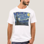 Vincent van Gogh | Stjärnnatten, juni 1889 Tee<br><div class="desc">VAN GOGH->Post-Impressionist, stjärnor, stjärna, nokturne, liggande, kyrkspire, måne, månljus, träd, himlar, kosmisk, St, Remy, Provence, Fransk, Saint-Remy, Post-Impressionism, iconic\\Starry Night,  June 1889 (oil on canvas),  Gogh,  Vincent van (1853-90) / Modern Art-museet,  New York,  USA / Bridgeman Art Bibliotek | Bilduppsamlingsnummer: XOS702746</div>
