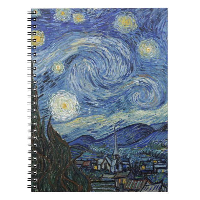 Vincent van Gogh| Stjärtnatten, juni 1889 Anteckningsbok (Framsidan)