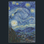 Vincent van Gogh| Stjärtnatten, juni 1889 Brevpapper<br><div class="desc">VAN GOGH->Post-Impressionist, stjärnor, star, stjärna, nocturne, landskap, kyrkospire, måne, månljus, träd, himlar, kosmic, St, Remy, Provence, Fransk, Saint-Remy, Post-Impressionism, iconic\\The Starry Natt,  juni 1889 (olja på canvas),  Gogh,  Vincent van (1853-90) / Museum of Modern Art,  New York,  USA / Bridgeman Art Bibliotek| Bilduppsamlingsnummer: XOS702746</div>
