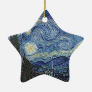 Vincent van Gogh  Stjärtnatten, juni 1889 Julgransprydnad Keramik