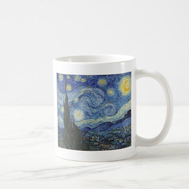Vincent van Gogh| Stjärtnatten, juni 1889 Kaffemugg (Höger)