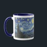 Vincent van Gogh| Stjärtnatten, juni 1889 Mugg<br><div class="desc">The Starry Nght,  June 1889 (oil on canvas),  Gogh,  Vincent van (1853-90) / Museum of Modern Art,  New York,  USA / Bridgeman Art Bibliotek| Bilduppsamlingsnummer: XOS702746</div>