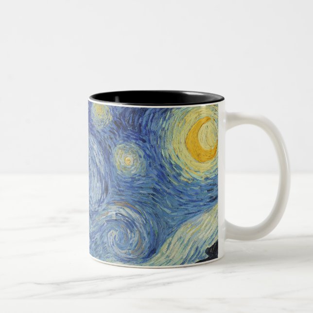 Vincent van Gogh| Stjärtnatten, juni 1889 Två-Tonad Mugg (Höger)