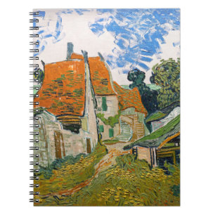 Vincent van Gogh - Street in Auvers-sur-Oise Anteckningsbok