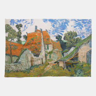 Vincent van Gogh - Street in Auvers-sur-Oise Kökshandduk