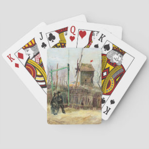 Vincent van Gogh - Street Scene i Montmartre Casinokort