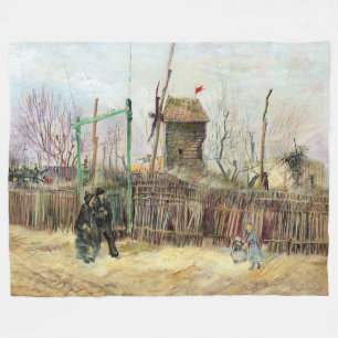 Vincent van Gogh - Street Scene i Montmartre Fleecefilt
