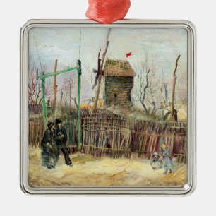 Vincent van Gogh - Street Scene i Montmartre Julgransprydnad Metall