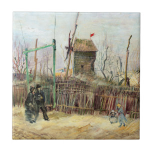 Vincent van Gogh - Street Scene i Montmartre Kakelplatta