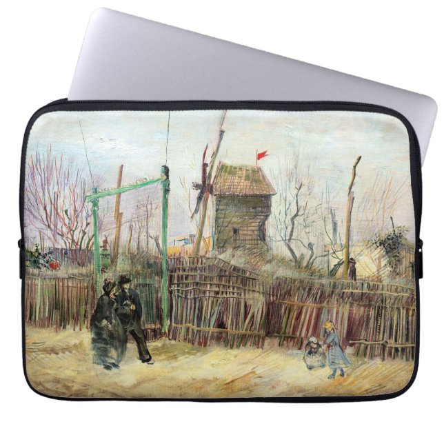 Vincent van Gogh - Street Scene i Montmartre Laptop Fodral (Framsidan)