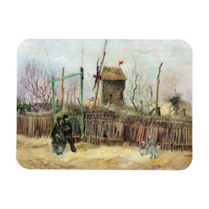 Vincent van Gogh - Street Scene i Montmartre Magnet