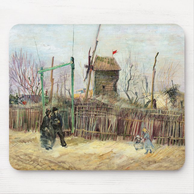Vincent van Gogh - Street Scene i Montmartre Musmatta (Framsidan)