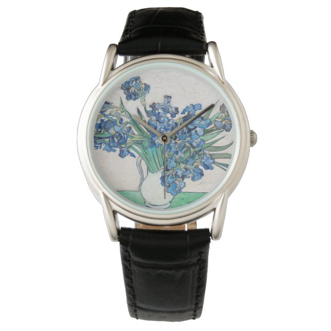 Vincent Van Gogh. Stryk. Impressionistisk blommigt Armbandsur (Framsida)