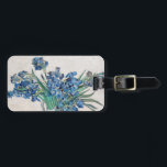 Vincent Van Gogh. Stryk. Impressionistisk blommigt Bagagebricka<br><div class="desc">Vincent Van Gogh "Irises" bagagetapp.</div>