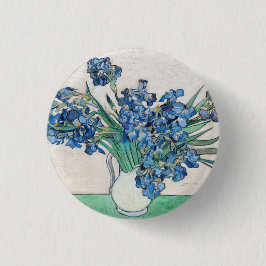 Vincent Van Gogh. Stryk. Impressionistisk blommigt Knapp