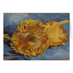 Vincent van Gogh Sunblommor 1887 Hälsningskort