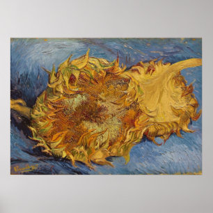 Vincent van Gogh Sunblommor 1887 Poster