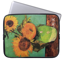 Vincent van Gogh,Sunblommor Laptop Sleeve