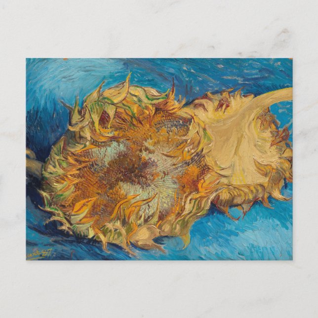 Vincent van Gogh Sunblommor Postcard | Klassisk ko Vykort (Framsida)