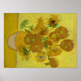 Vincent Van Gogh Sunblommor Poster Print