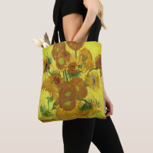 Vincent Van Gogh Sunblommor Tote Bag