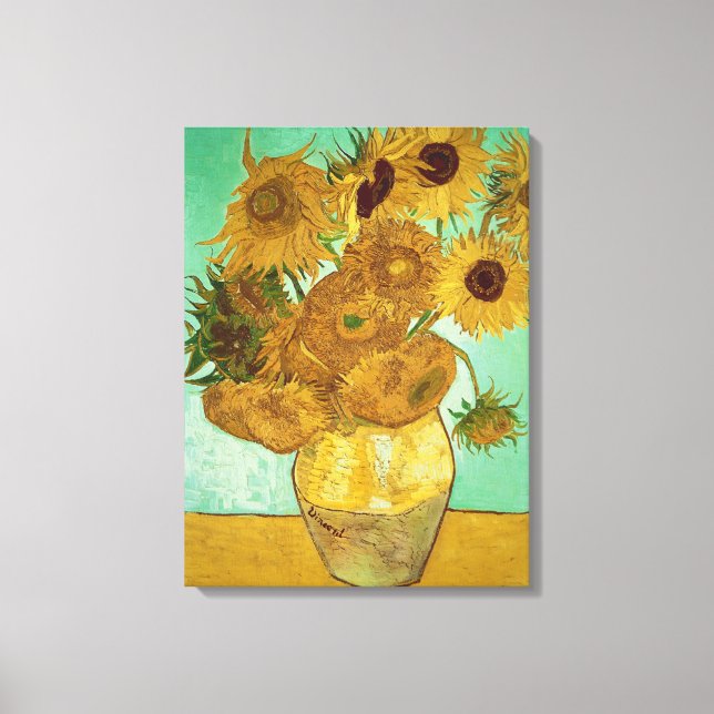 Vincent van Gogh | Sunflowers, 1888 Canvastryck (Framsida)