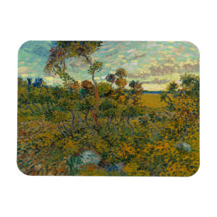 Vincent Van Gogh, Sunset at Montmajour Magnet