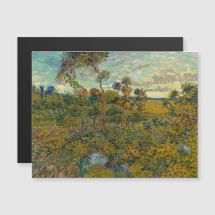 Vincent Van Gogh, Sunset at Montmajour Magnetisk Inbjudningskort