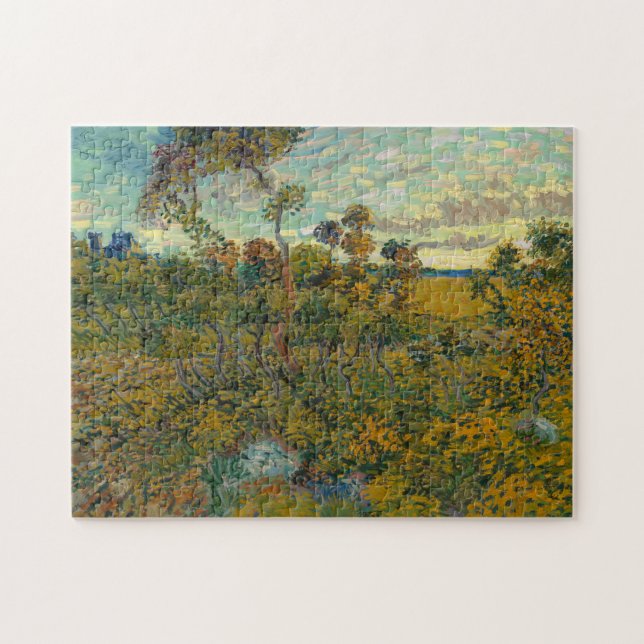 Vincent Van Gogh, Sunset at Montmajour Pussel (Horisontell)