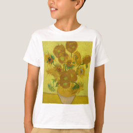 Vincent Van Gogh Sunwers - Classic Art Blommigt T-shirt