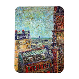 Vincent Van Gogh - Synen på Paris pointillism Art Magnet