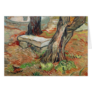 Vincent Van Gogh ta av planet på Sanktt-Remy Hälsningskort