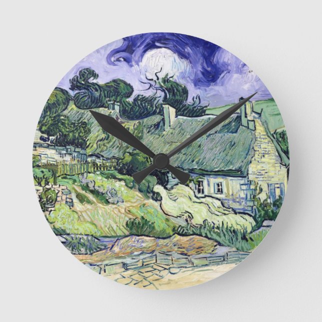 Vincent van Gogh| Tankade stugor i Cordeville Rund Klocka (Framsida)