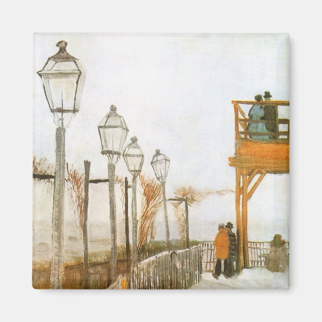 Vincent van Gogh - Terrace and Observation Deck Magnet (Framsidan)