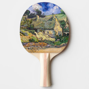 Vincent Van Gogh - Thatched Cottages i Cordeville Pingisracket