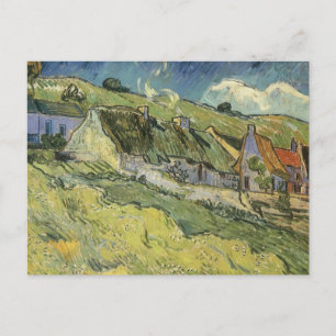 Vincent van Gogh - Thatched Cottages Vykort
