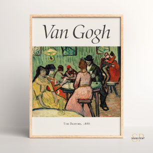 Vincent van Gogh The Brothel Art Print Vintage Poster