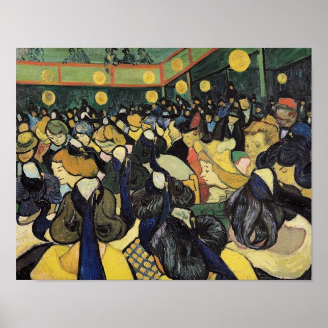 Vincent van Gogh | The Dance Hall at Arles, 1888 Poster (Framsidan)