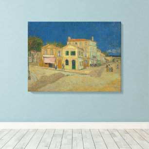 Vincent Van Gogh, The Gult House, The Street Canvastryck