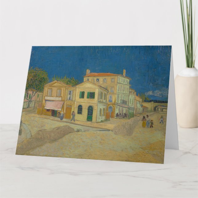 Vincent Van Gogh, The Gult House, The Street Kort (Framsida)