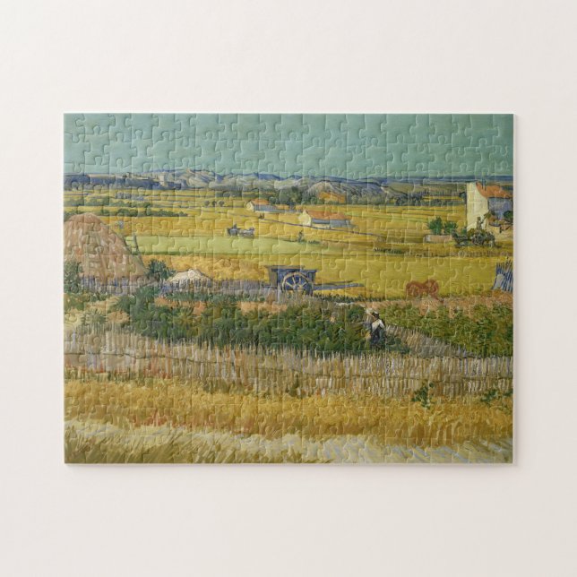 Vincent Van Gogh, The Harvest, De Oogst Pussel (Horisontell)