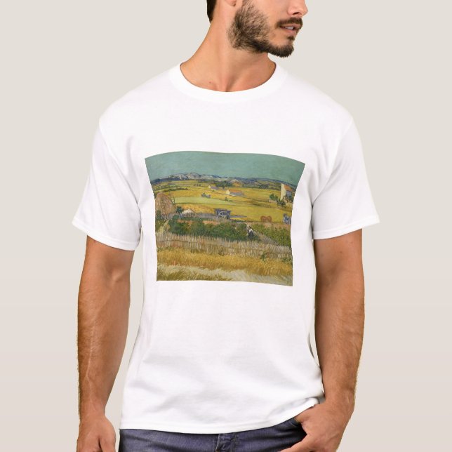 Vincent Van Gogh, The Harvest, De Oogst T Shirt (Framsida)