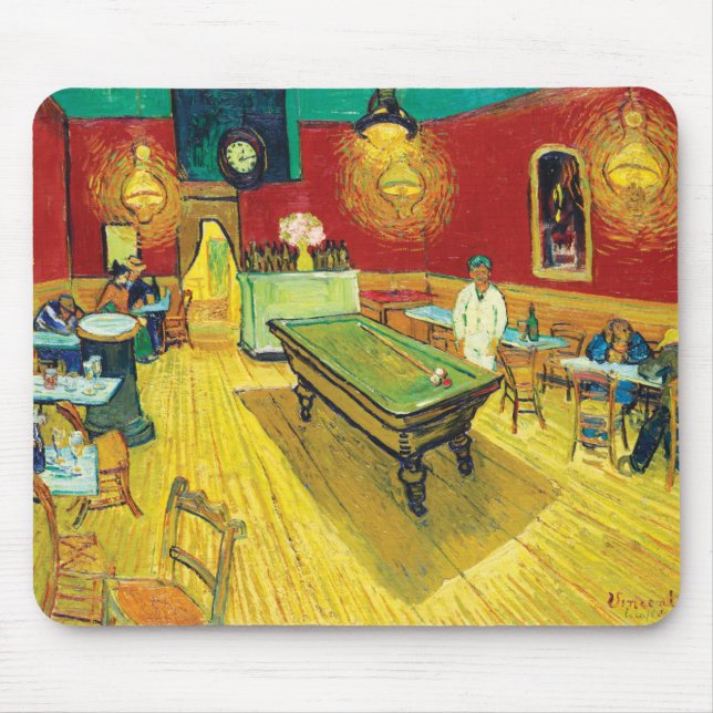 Vincent Van Gogh The Night Cafe (Le café de nuit) Musmatta (Framsidan)